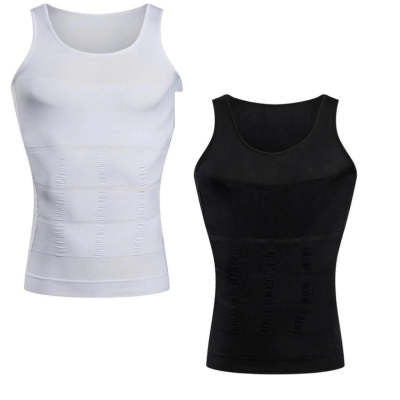 Enhanced 70D High Density Men Receiving Belly Gather Beer Belly Belly Bodysuit Vest